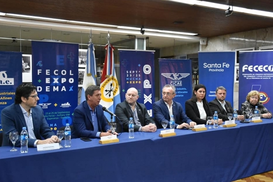 Pirola acompañó la presentación de Fecol + Expodema 2022 en Buenos Aires