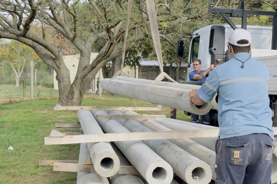 Importantes obras de infraestructura eléctrica en Cayastá