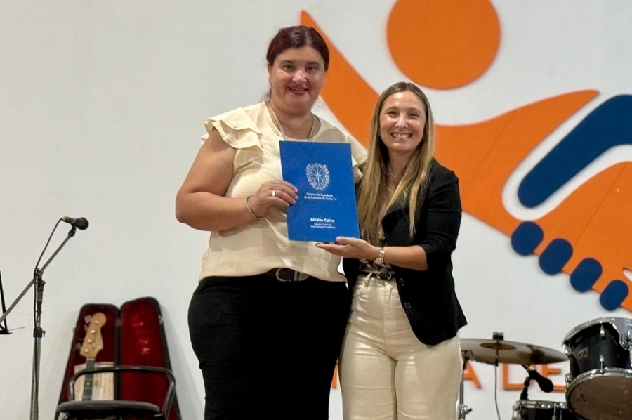 Calvo acompañó las Fiestas Patronales de Colonia Margarita