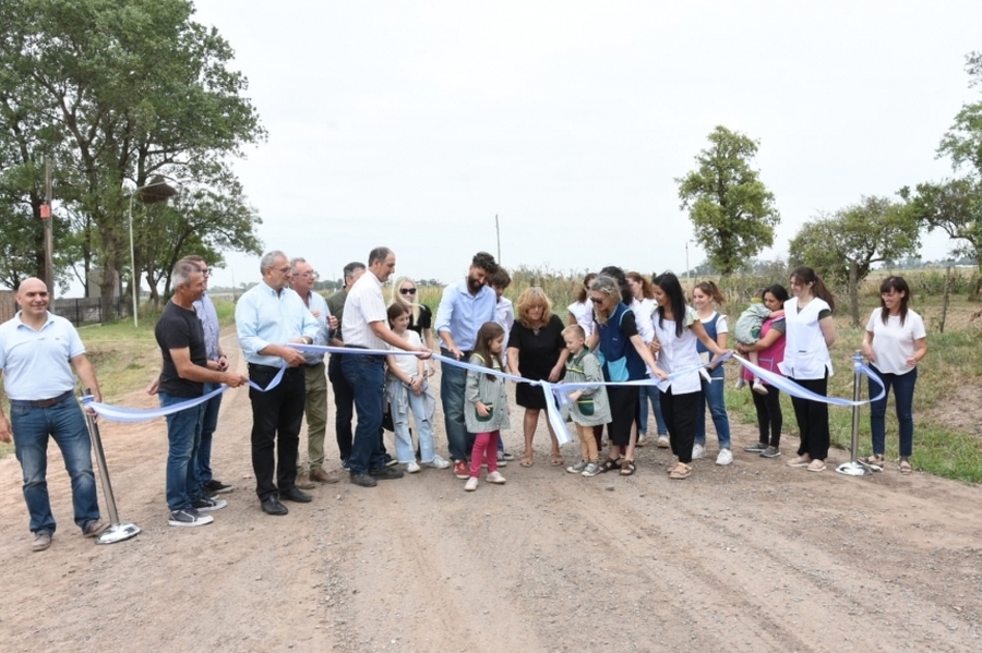 Calvo en la inauguración de de obras de Bella Italia y Roca