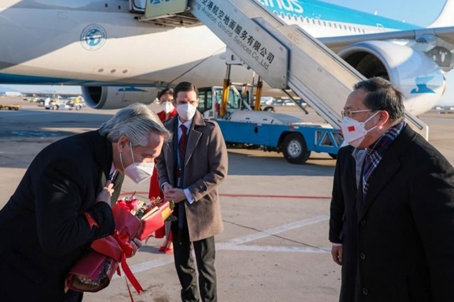 Alberto Fernández en China con una agenda destinada a afianzar la relación bilateral