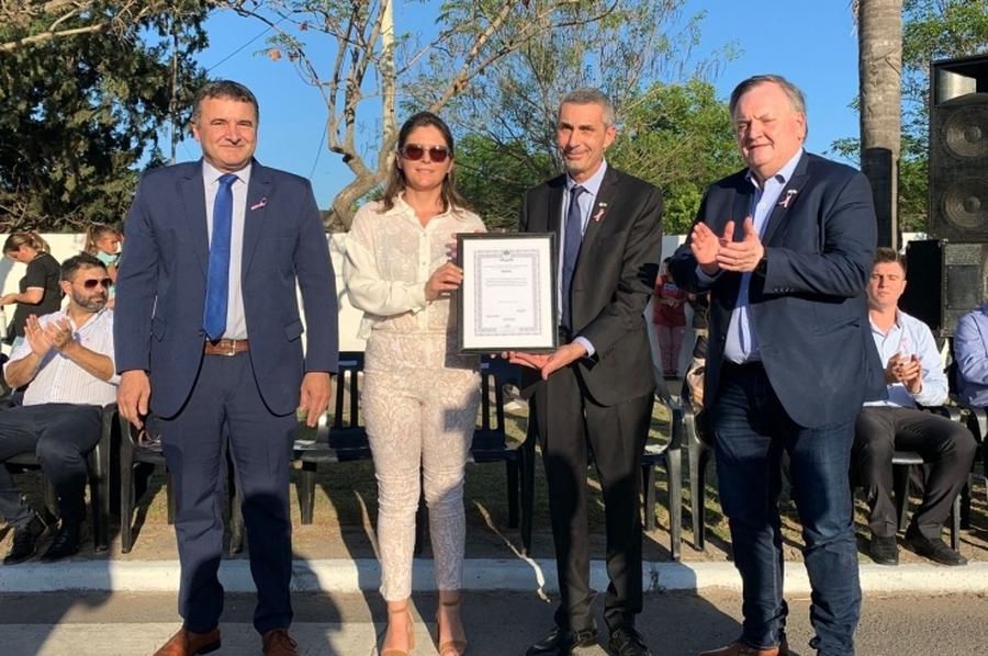 Michlig presente en los festejos por los 132 años de la fundación de San Cristóbal