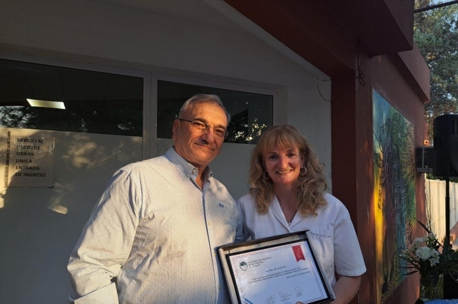 Calvo acompañó al Hospital Almicar Gorosito en la celebración de su 80° aniversario