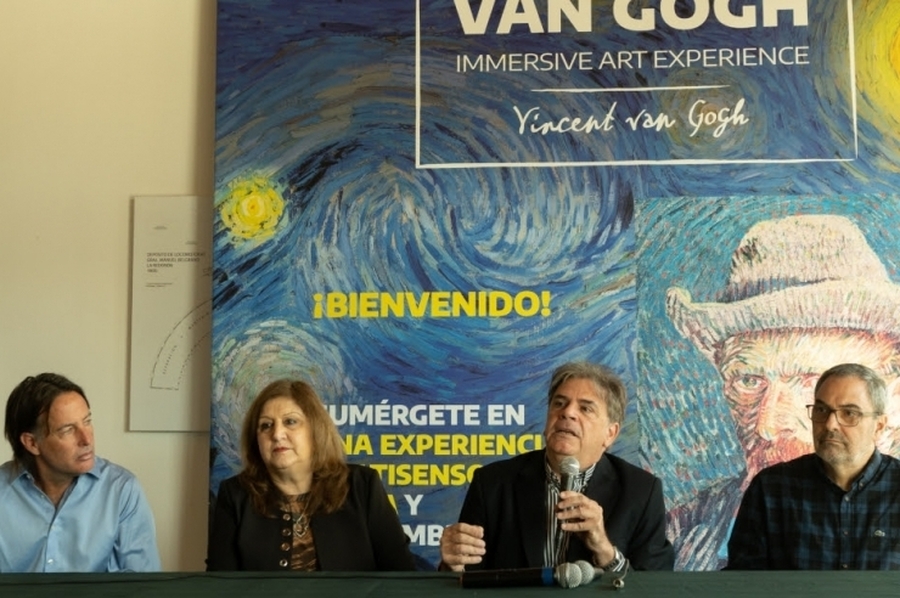 Se presentó la muestra “Van Gogh, experiencia de arte inmersiva” en La Redonda
