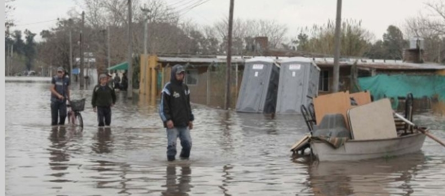 Entrevista sobre las lluvias y desborde de rios en Rosario del Tala