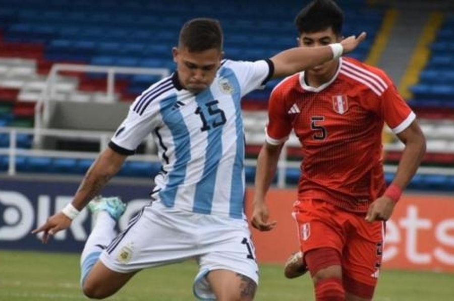 Argentina venció con lo justo a Perú y sigue con vida en el Sudamericano Sub 20