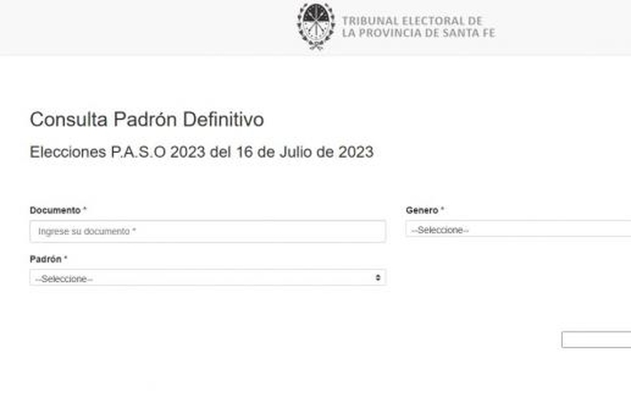 Paso 2023: ya se puede consultar el lugar de votación