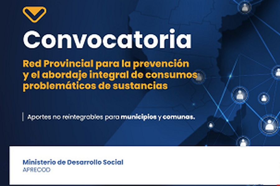 La provincia convoca a municipios y comunas a presentar proyectos sobre prevención de consumos problemáticos