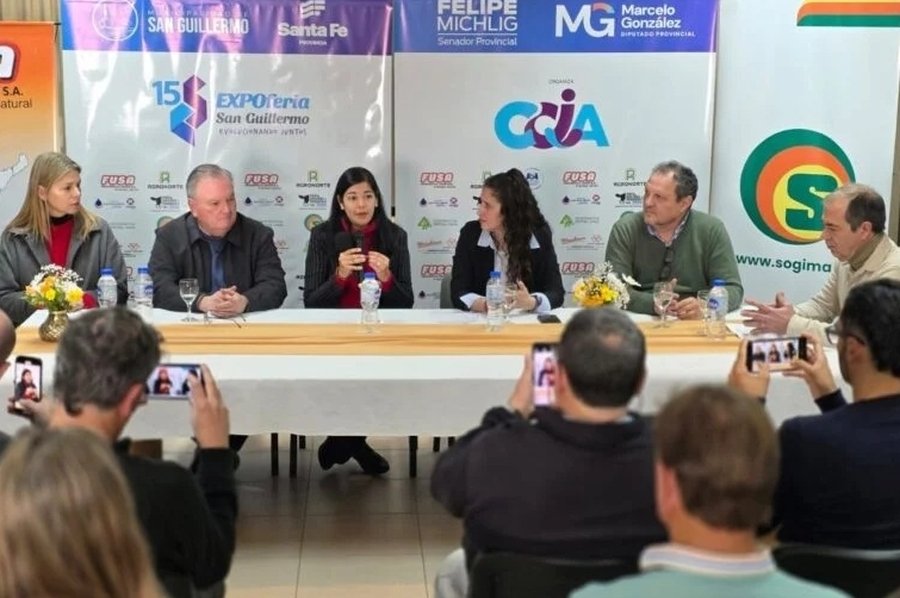 Michlig acompañó el lanzamiento de la 15ª ExpoFeria Regional en San Guillermo