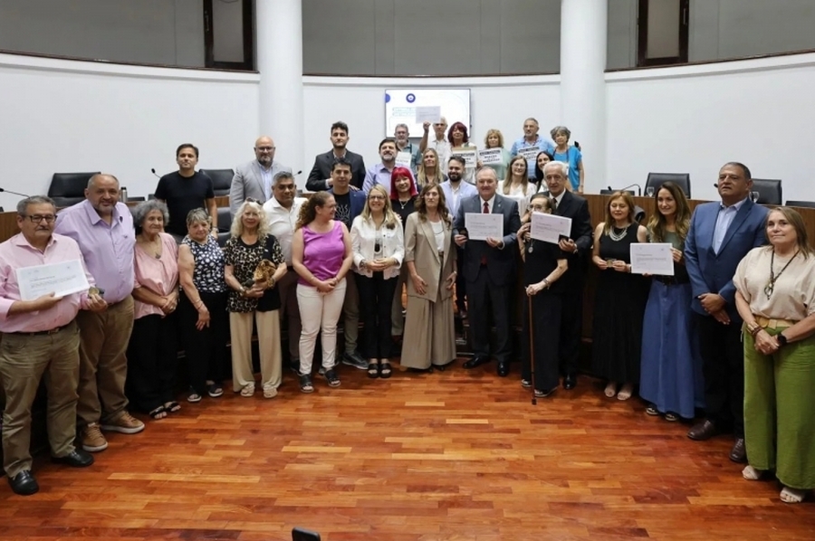Felipe Michlig recibió una distinción del Concejo Municipal de Santa Fe