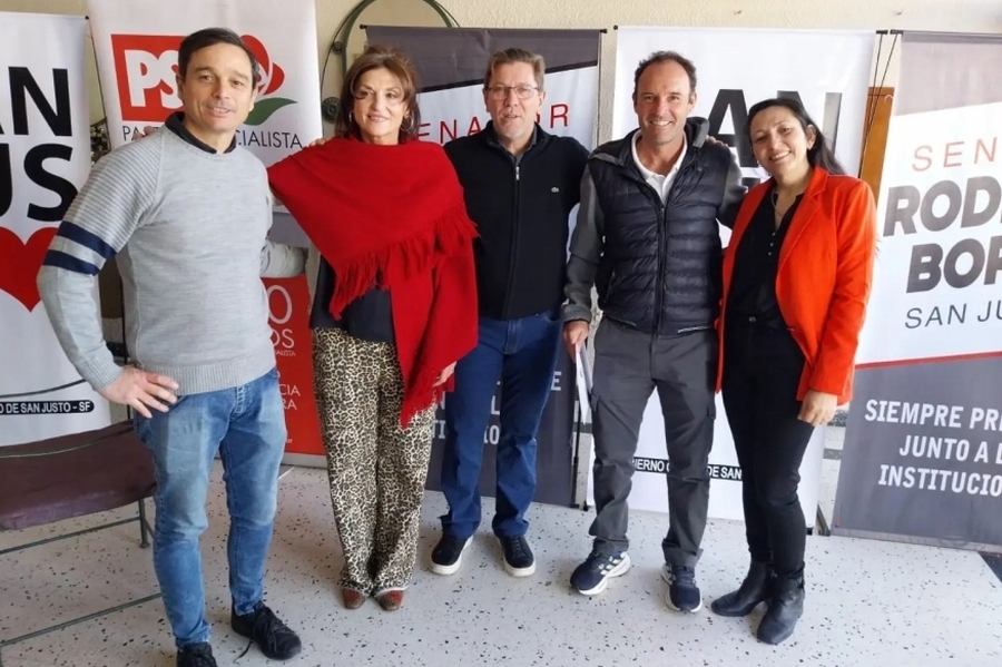 Borla participó de actividades institucionales, sociales y deportivas del fin de semana en San Justo