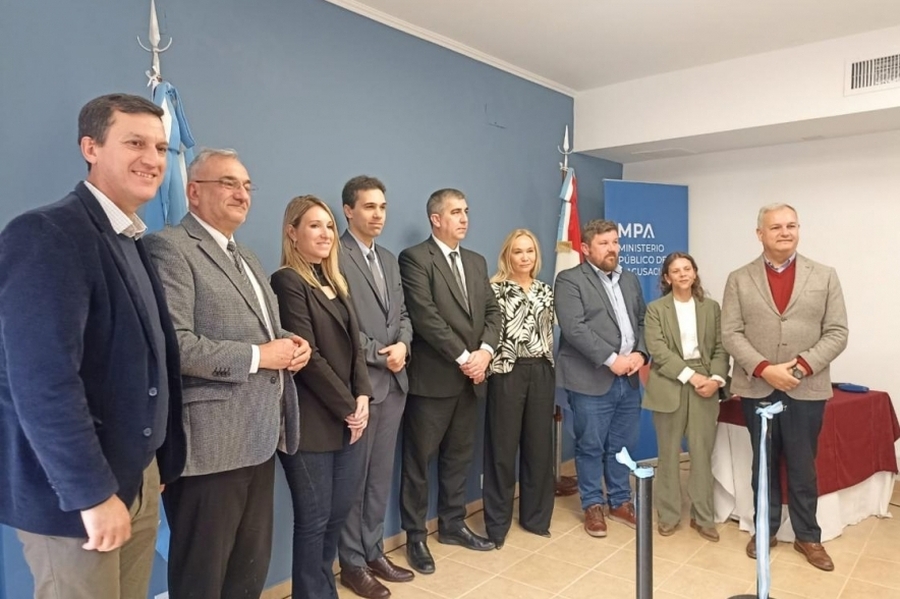 Calvo presente en la inauguración de la Fiscalía Adjunta de la ciudad de Sunchales