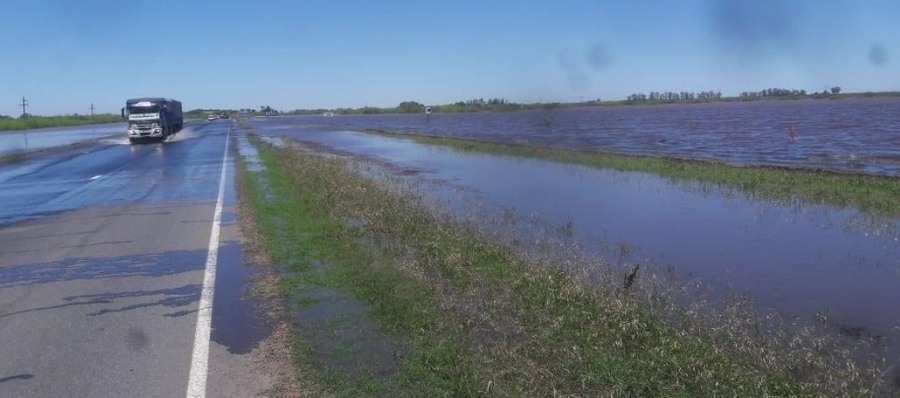 Crece el arroyo Golondrina y peligra la transitabilidad