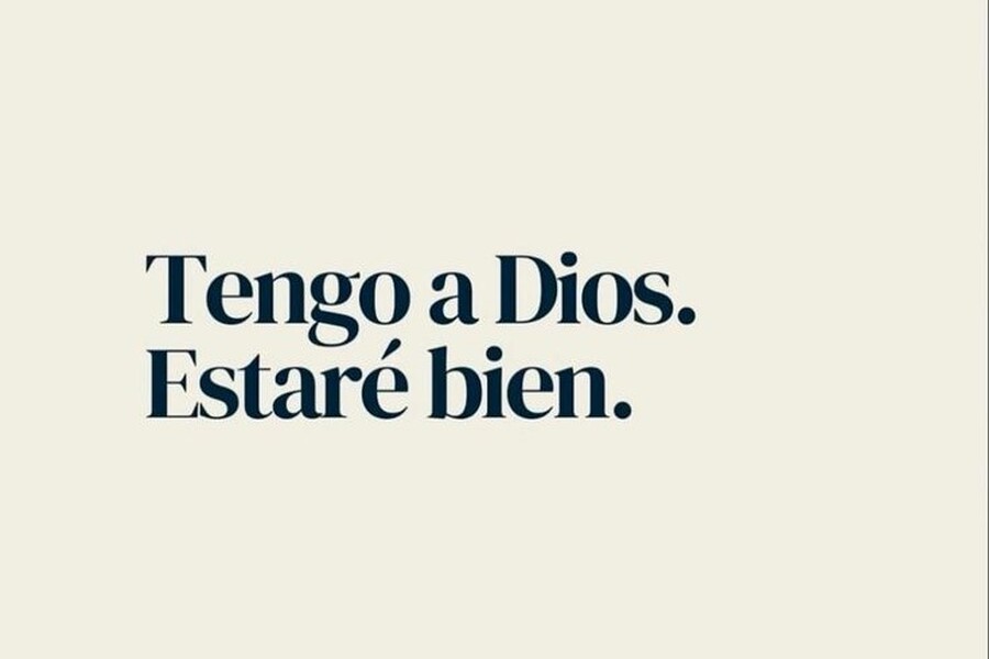 Dios con vos, siempre