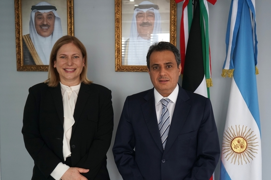 La Vicegobernadora Gisela Scaglia se reunió con el embajador de Kuwait con fines a financiar obras en Santa Fe