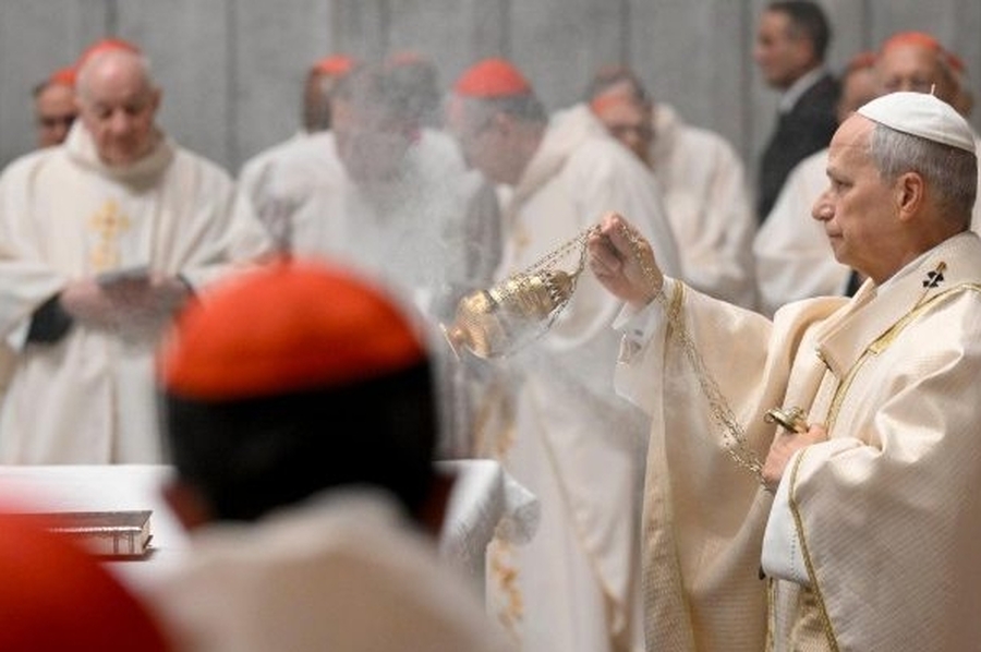 El Papa León XIV celebró una misa con cardenales en el marco del Consistorio Extraordinario