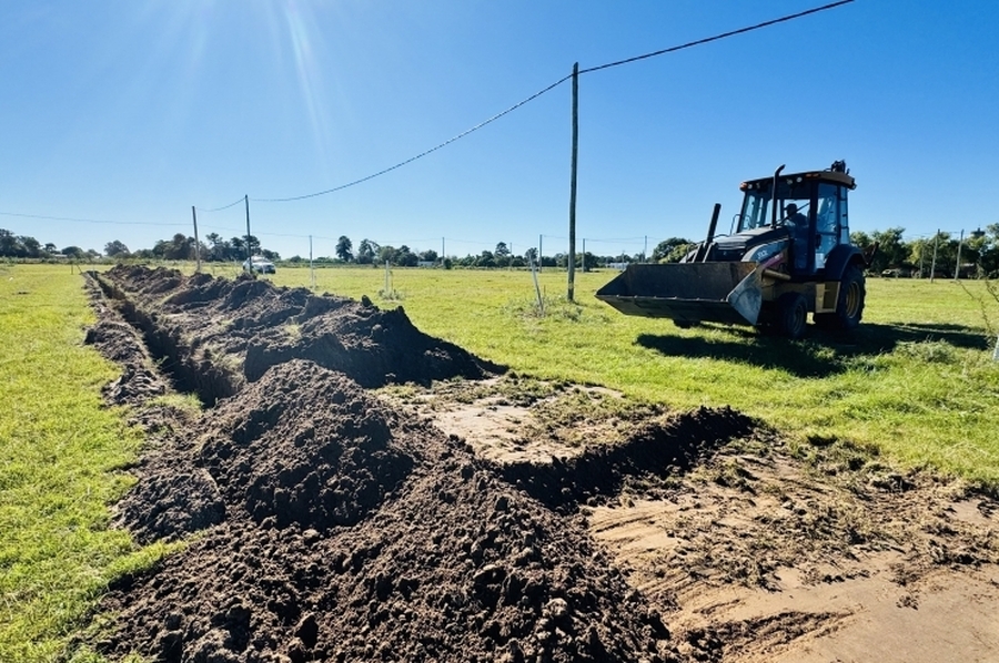 Cayastá: avanzan las obras finales de un loteo público trascendente para la localidad