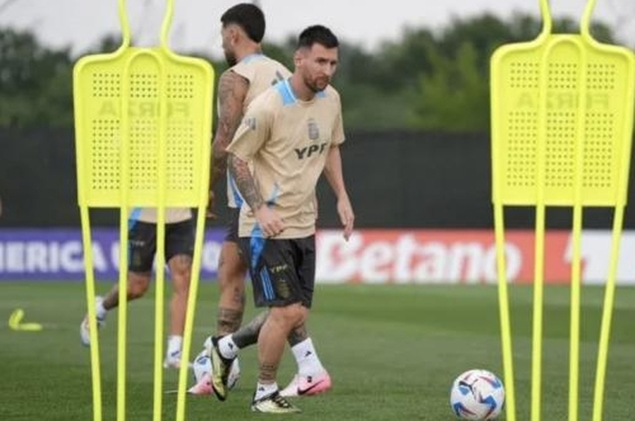 Messi no entrenó con la Selección y apunta a los cuartos de final de la Copa América