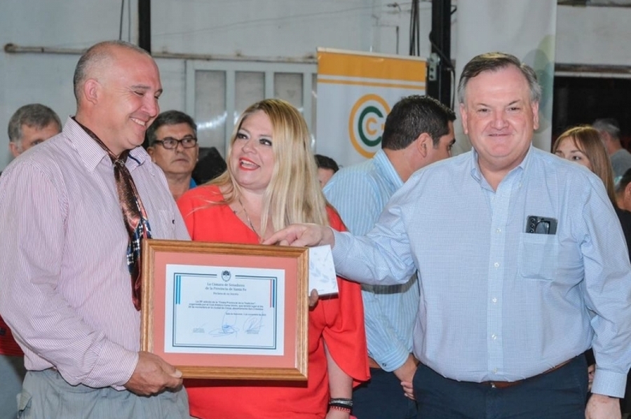 Michlig y González participaron en Ceres de la 39° Fiesta Provincial de la Tradición