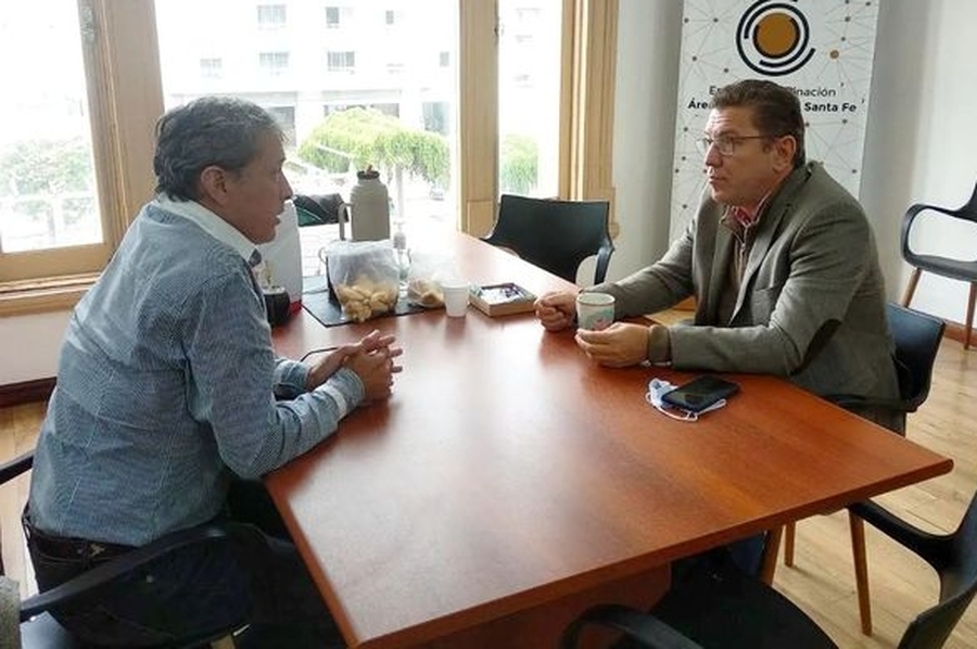 Borla se reunió con el titular del ente de coordinación del área metropolitana por el proyecto Autovía Ruta 11