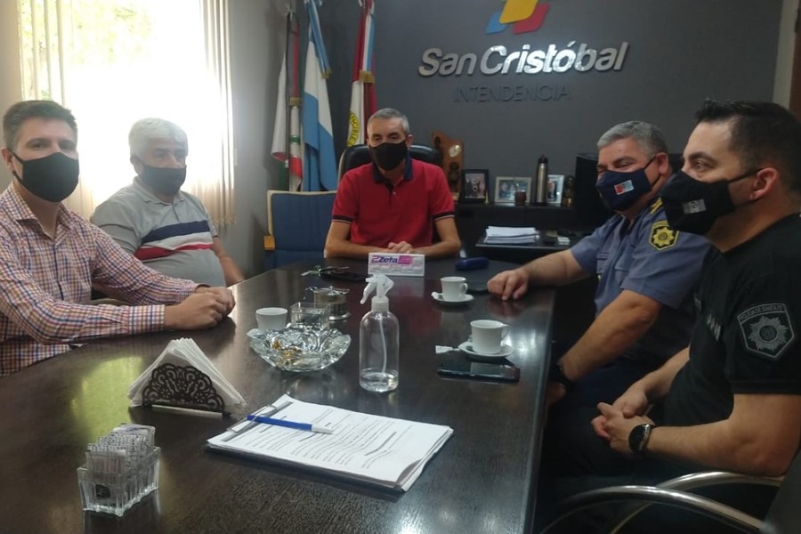 El municipio de San Cristóbal mantuvo reuniones en materia de Seguridad y Tránsito