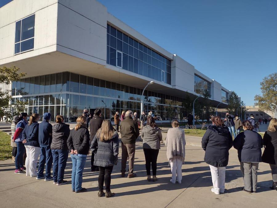 Bendición Ecuménica en la explanada del Hospital Regional Reconquista
