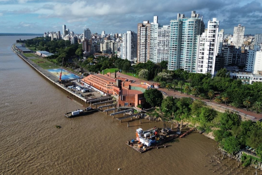 Con tres frentes de trabajo el gobierno de Pullaro sigue reconstruyendo el Parque España