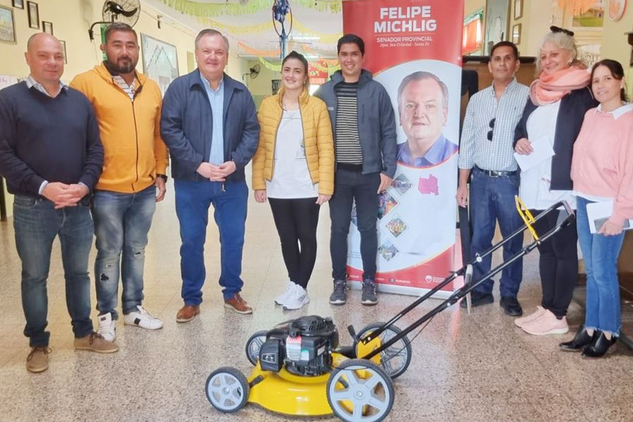 Michlig entregó aportes de fortalecimiento institucional