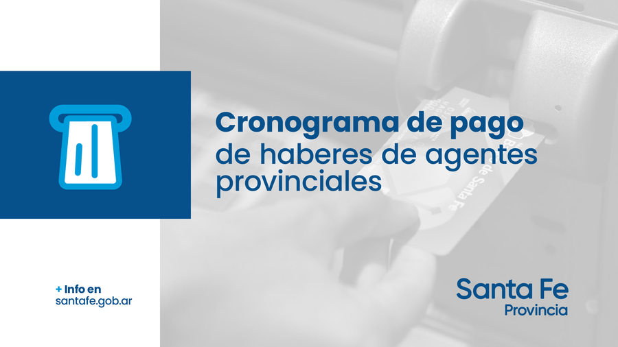 Cronograma de pago de sueldos correspondientes al mes de octubre
