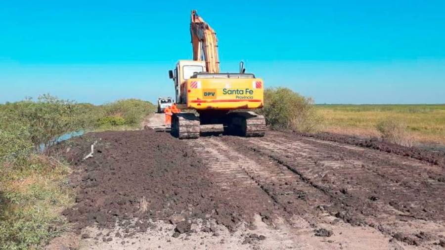 Informaron varias obras viales en ejecución en el departamento Vera