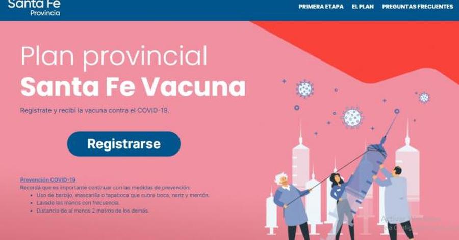 Covid-19: La provincia lanza el registro de vacunación