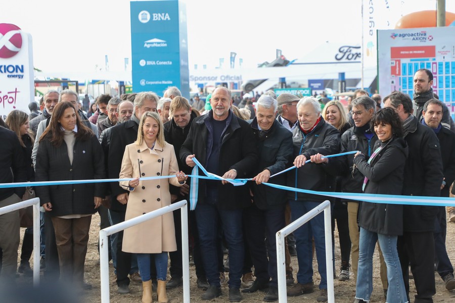 Perotti participó de la inauguración de Agroactiva