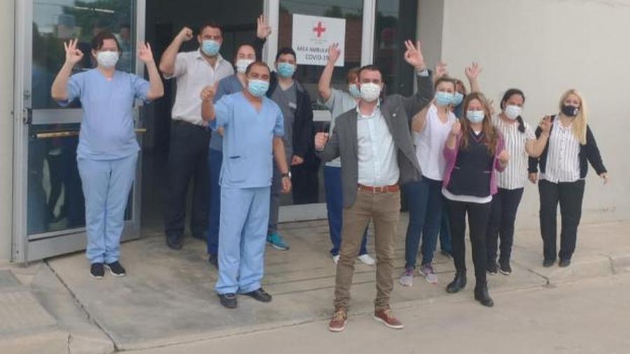 En el Hospital de Ceres festejaron el primer día sin pacientes con Covid tras 12 meses