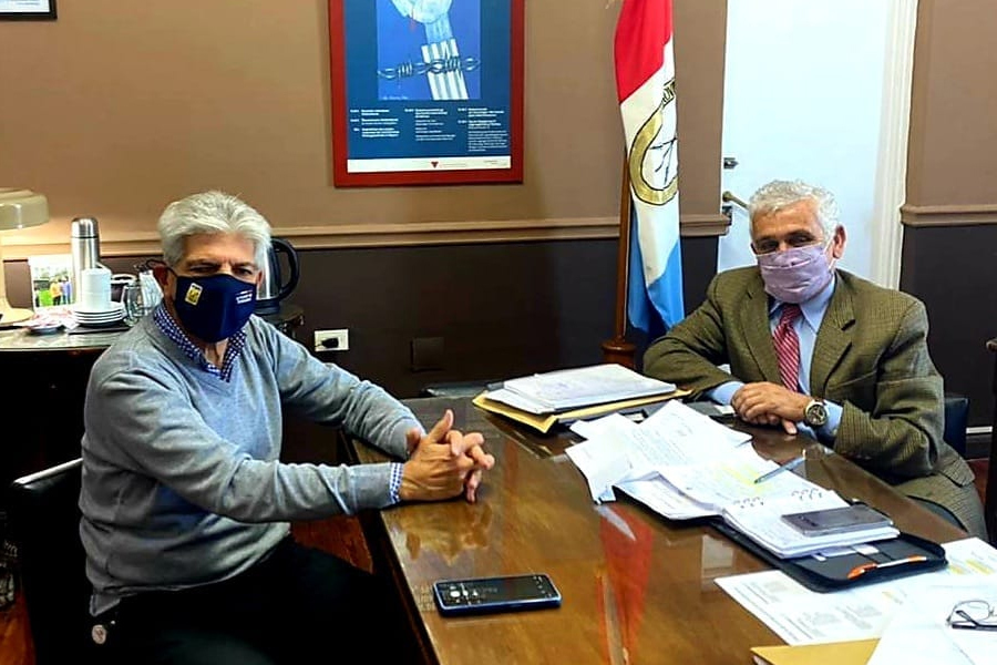 El senador Baucero mantuvo una reunión de trabajo con el ministro de justicia en Santa Fe