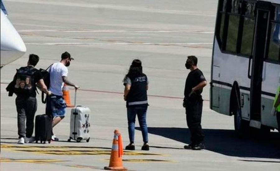 Lionel Messi llegó al país para pasar la Navidad en Rosario