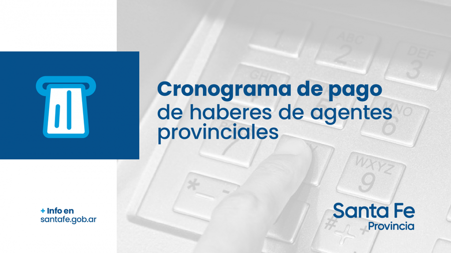 Cronograma de pago de sueldos correspondientes al mes de junio