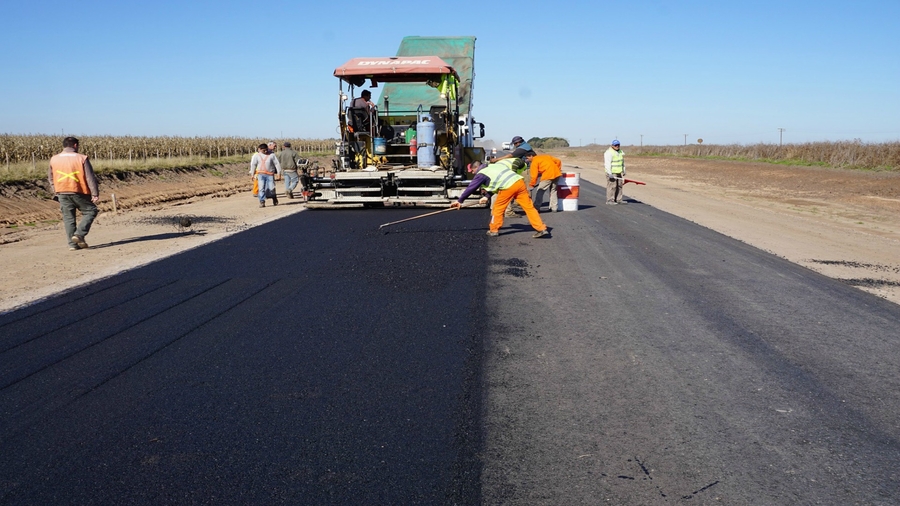 Avances en obras viales para los departamentos Vera y San Javier