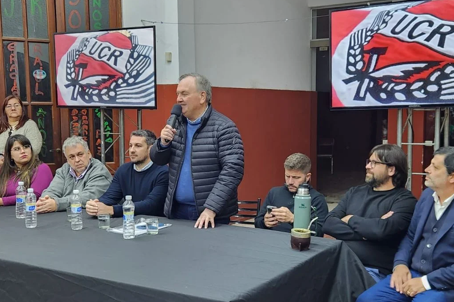 Felipe Michlig anunció la regularización dominial y puesta en valor del edificio del comité departamental de la UCR Rosario