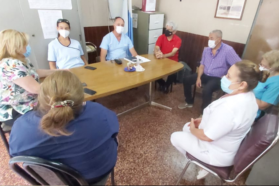 San Javier: Baucero se reunió con directivos del Hospital y el Samco