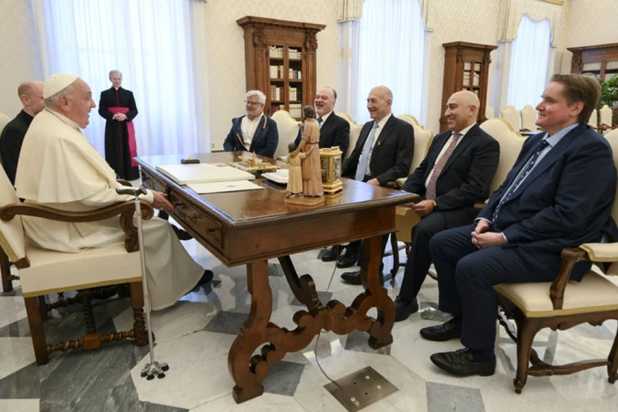 El Papa presenta la perspectiva de paz en Tierra Santa