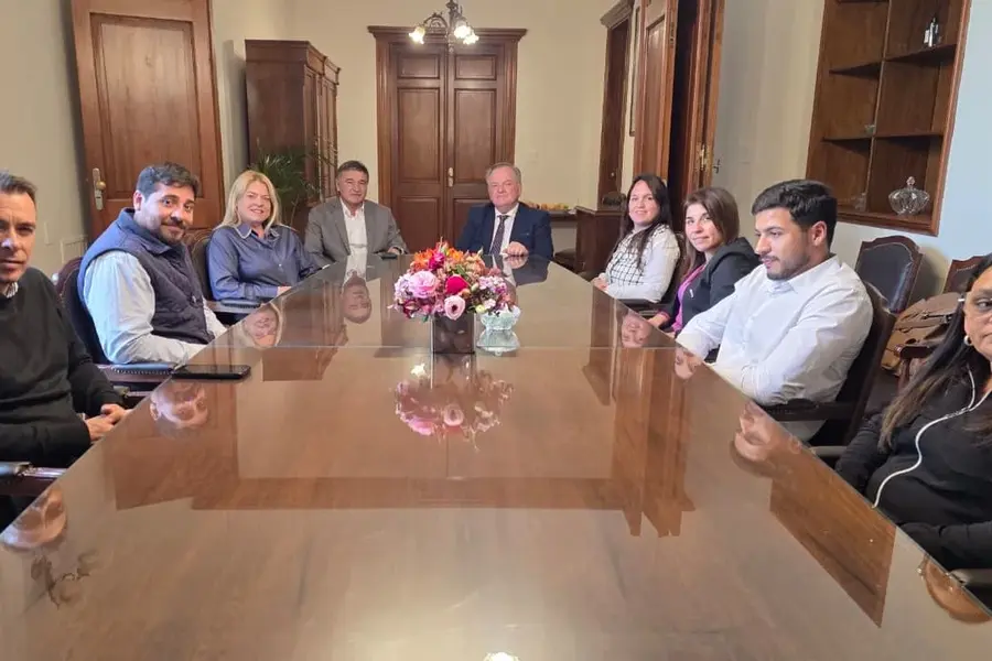Reunión de trabajo en la presidencia del Senado con las mandatarias de Ceres, Hersilia y Ambrosetti