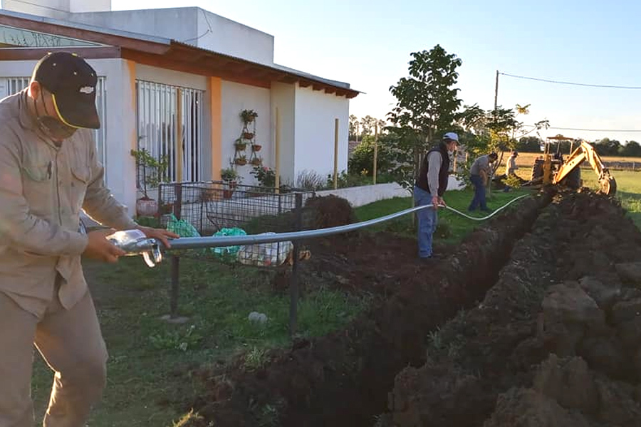 Romang: Ampliación de la red de agua potable